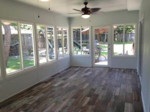 Inside Glass Room Enclosure Niceville FL
