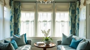 curtains and finishing touches