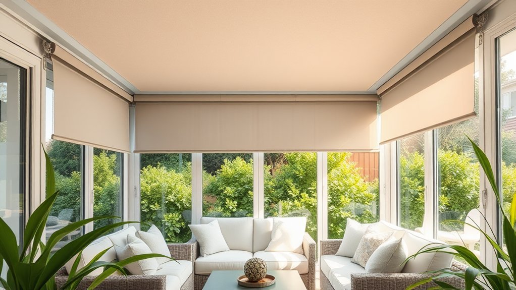 awnings for privacy enhancement