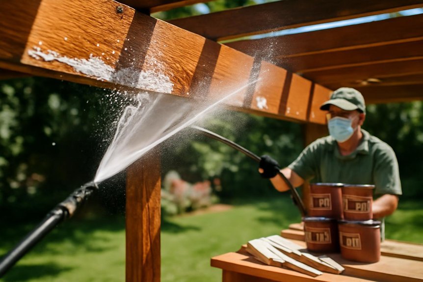 annual pergola maintenance routine