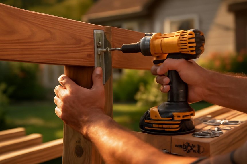 building a sturdy pergola