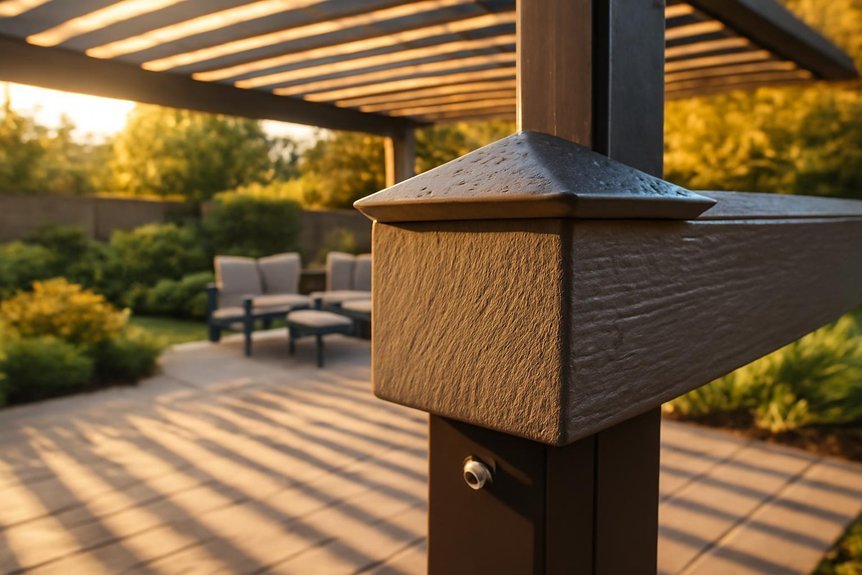 low maintenance pergola materials benefits