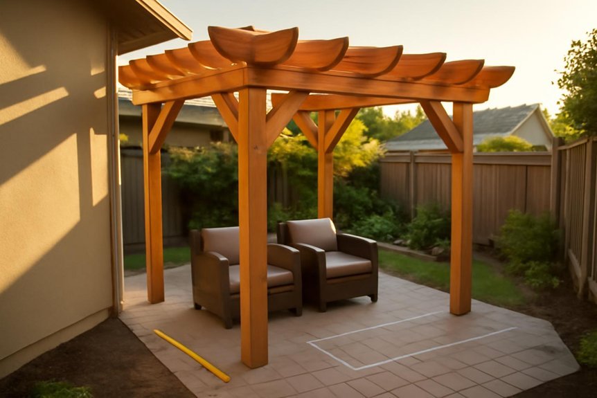 optimal pergola location selection
