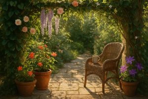 patio friendly climbing plants