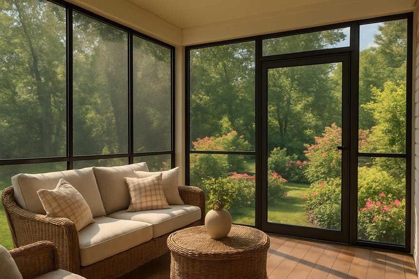 bug resistant screen room designs