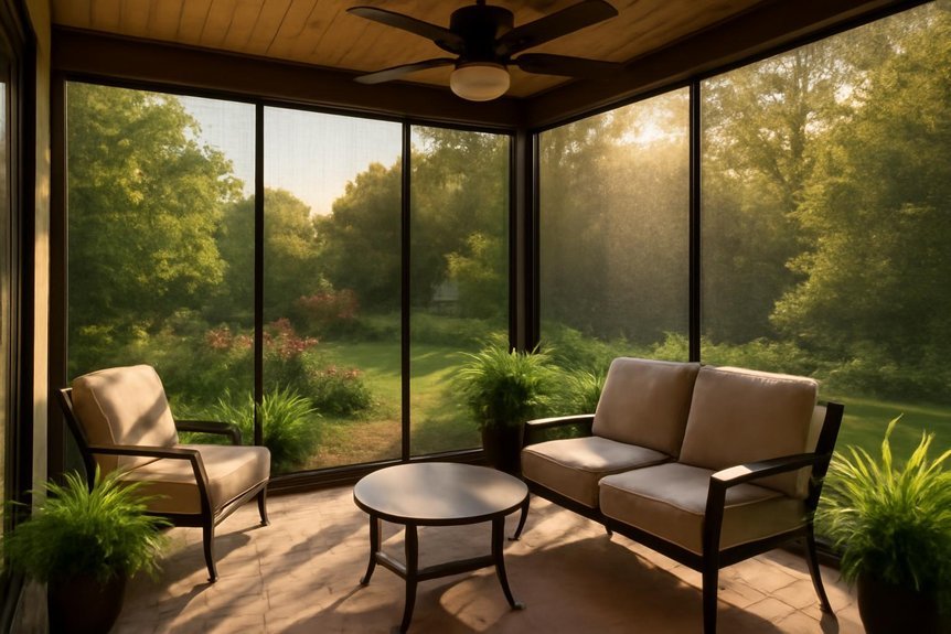 comfortable allergen free screen rooms