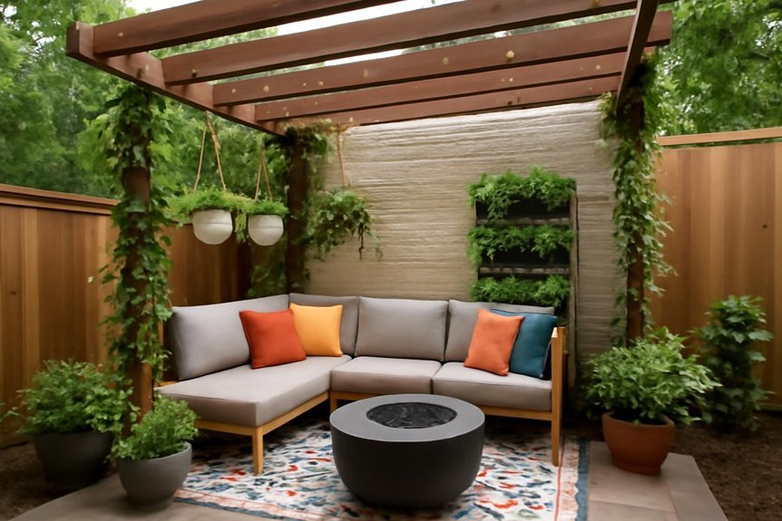 comfortable functional patio features