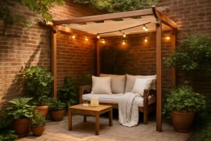 cozy outdoor retreat nook