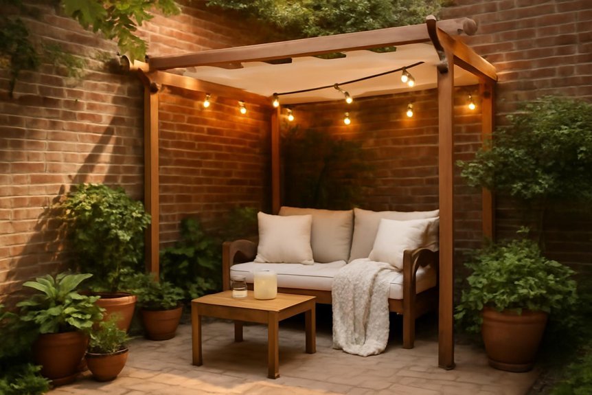 cozy outdoor retreat nook