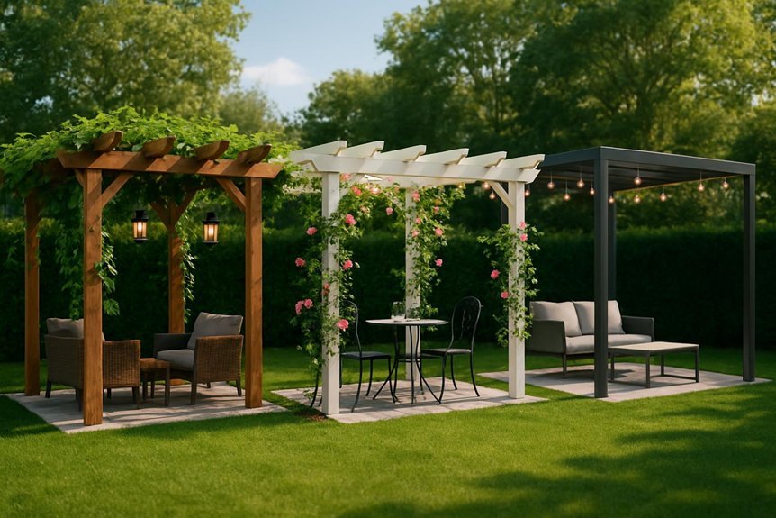diy small patio pergolas