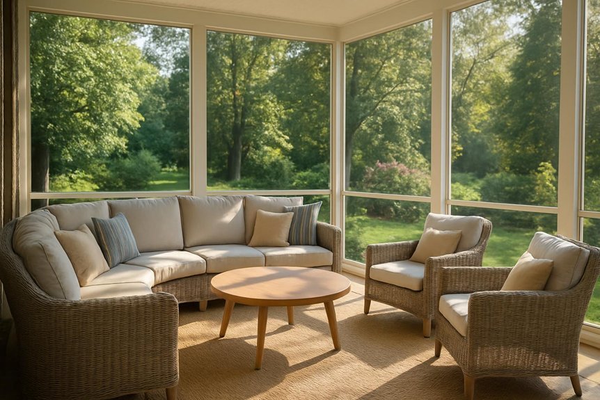 optimize porch seating layout