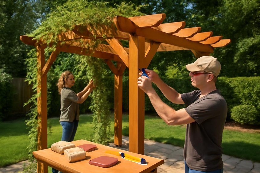 pergola maintenance extends longevity