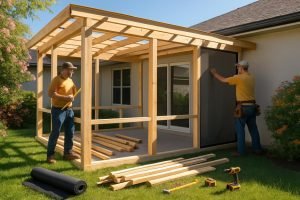 screen room construction tips