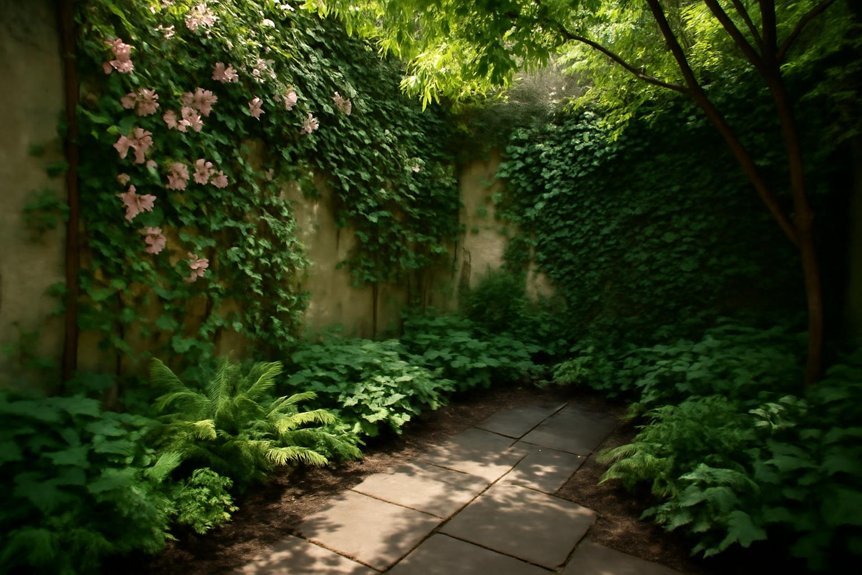 shade tolerant climbing plants selection