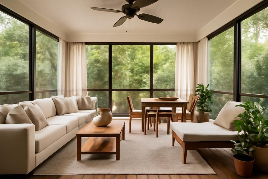 versatile screened porch design
