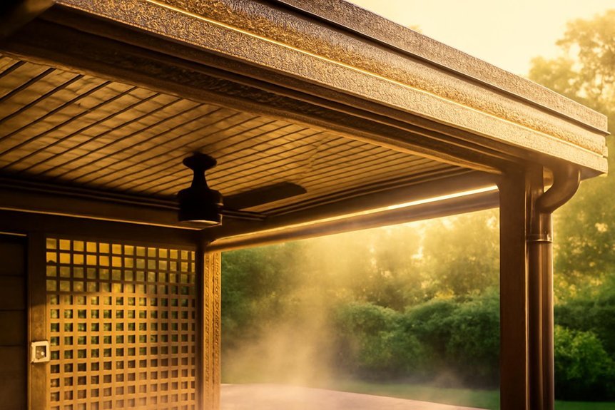 causes of pergola condensation