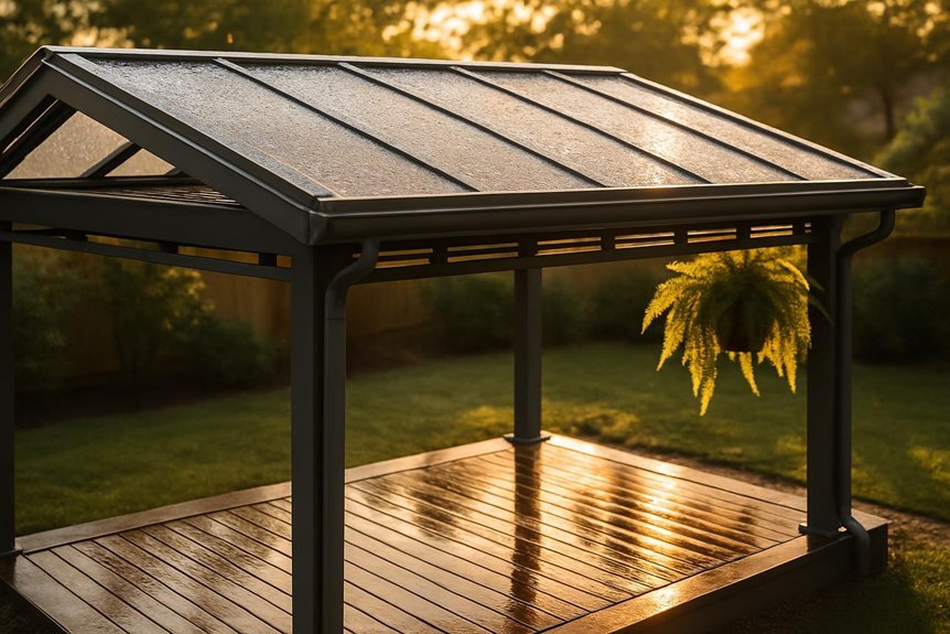 condensation prevention for pergolas