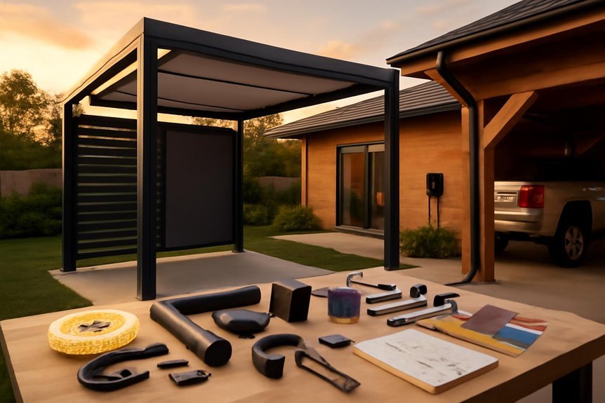 enhancing outdoor structures beautifully