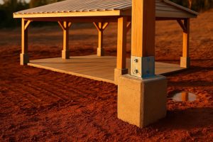 piers provide stability support