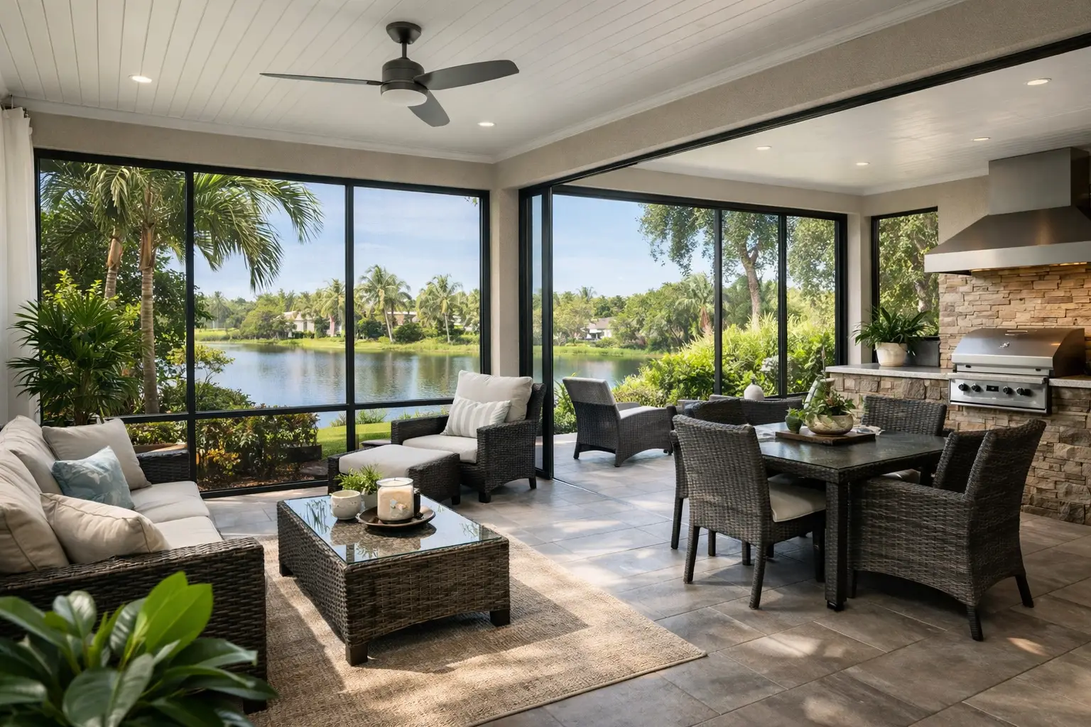 9 Smart Examples of Enclosed Lanais