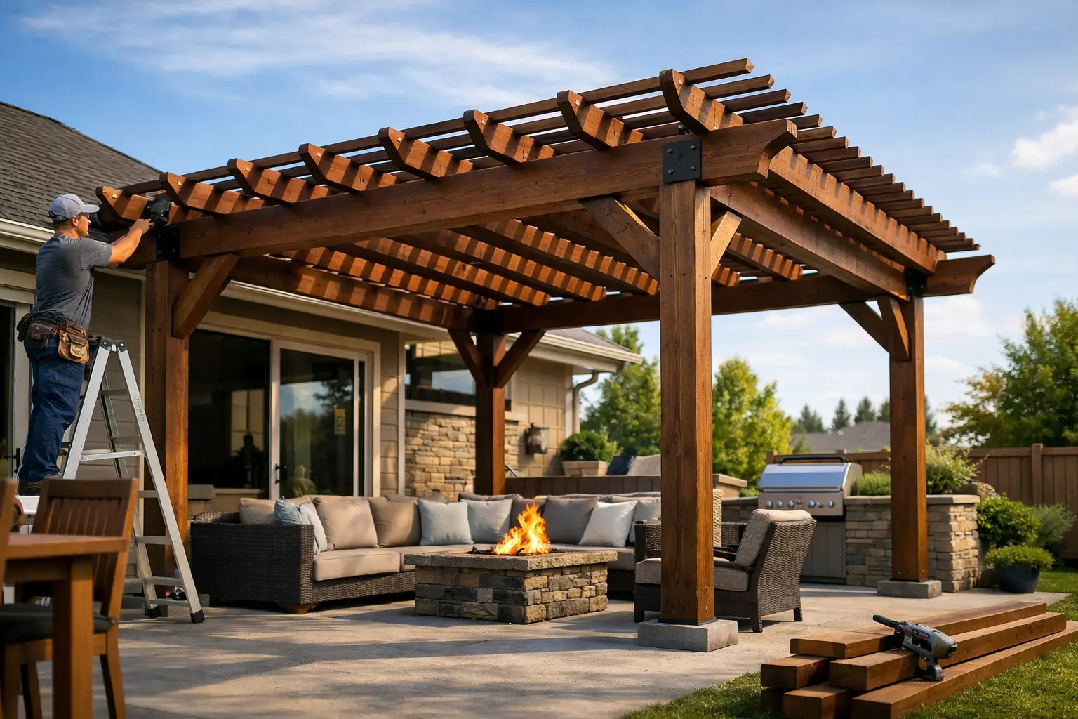Custom Pergola Installation That Lasts