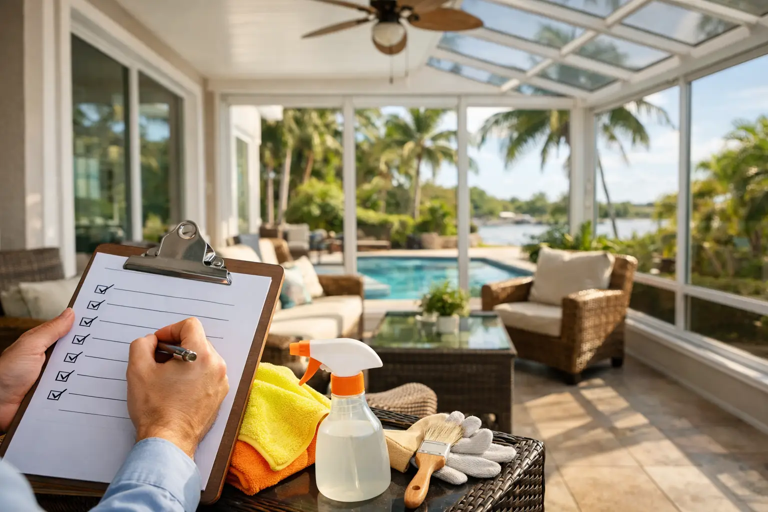 Sunroom Maintenance Checklist for Florida Homes
