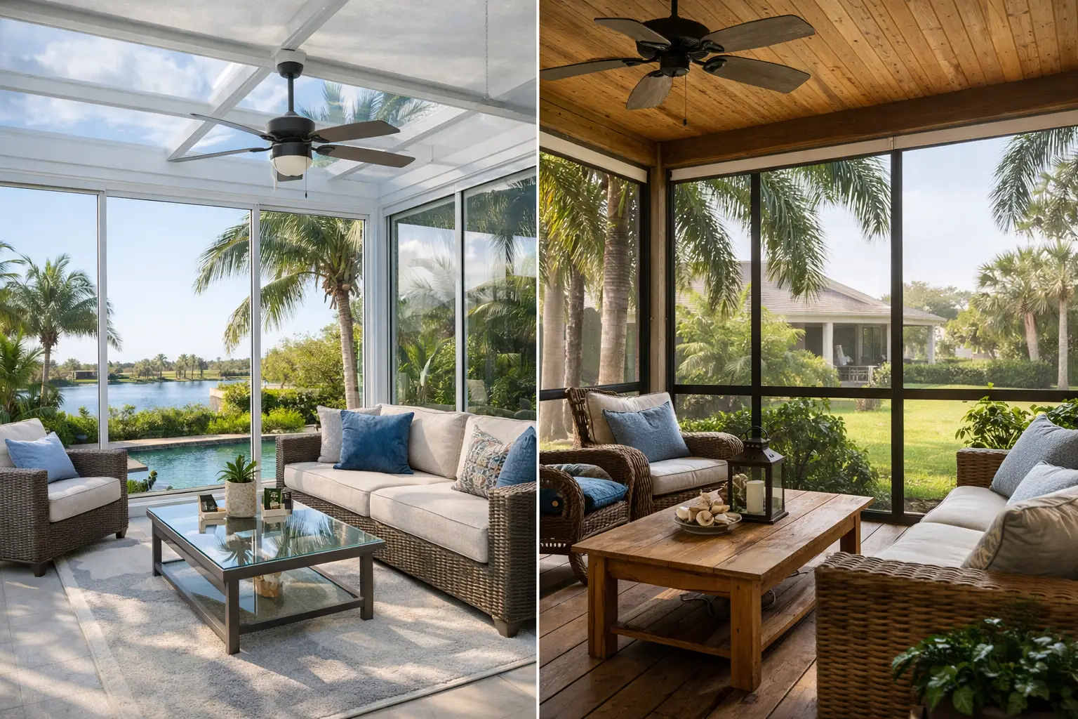 Sunroom vs Enclosed Porch for Florida Homes